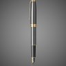 Купить Перьевая ручка Parker Sonnet Grey Core GT, перо: F, чернила: black (2 картриджа) в подарочной коробке, Металлы: нержавеющая сталь, пластик, 2026 г.