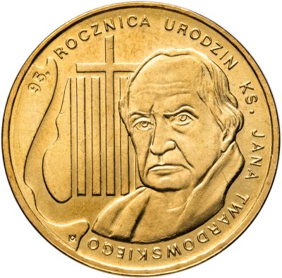 купить Польша 2 злотых 2010 "95 лет со дня рождения Яна Якуба Твардовского"