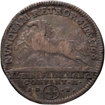 купить Брауншвейг-Вольфенбюттель 1/3 талера 1765 с портретом Карла I