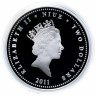 Купить Ниуэ, набор из 2 монет 2 доллара 2011 "Ну, погоди!" в футляре телевизор