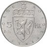 Купить Норвегия 5 крон 1975 "100 лет кроне"