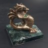 Купить Статуэтка "Дракон", бронза, змеевик, Российская Федерация, 2000-2020 гг.
