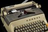 Купить Машинка печатная "Consul Model 221" серого цвета в оригинальном кофре, металл, полимерный материал, искусственная кожа, Чехословакия, 1950-1970 гг.
