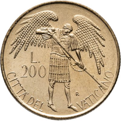 купить Ватикан 200 лир (lire) 1986