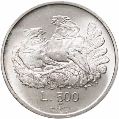 купить Сан-Марино 500 лир 1974 Голуби