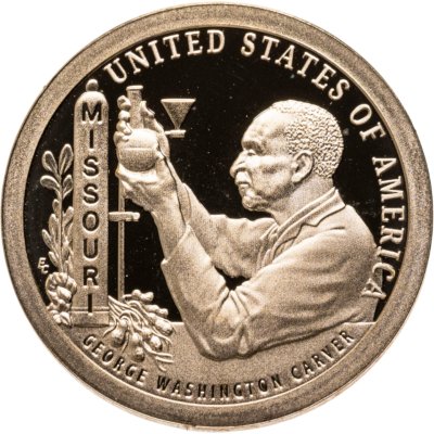 купить США 1 доллар 2024 S Джордж Вашингтон Карвер