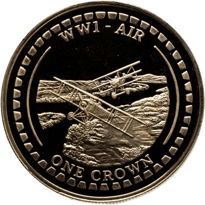 купить Гибралтар 1 крона (crown) 2014 "Первая Мировая война - в воздухе"