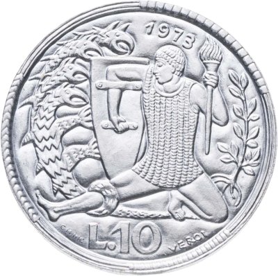 купить Сан-Марино 10 лир (lire) 1973