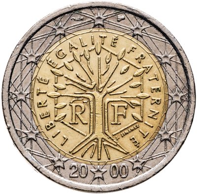купить Франция 2 евро (euro) 2000
