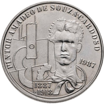 купить Португалия 100 эскудо (escudos) 1987 100 лет со дня рождения Амадеу ди Соуза-Кардозу