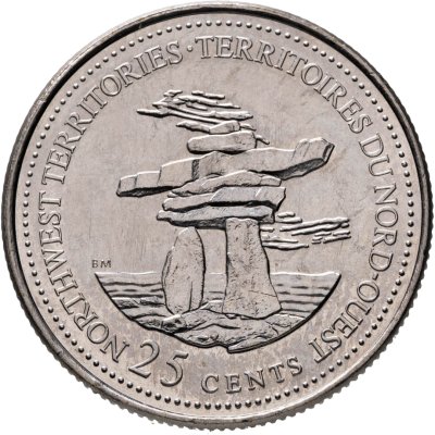 купить Канада 25 центов (cents) 1992 "Северо-Западные территории"