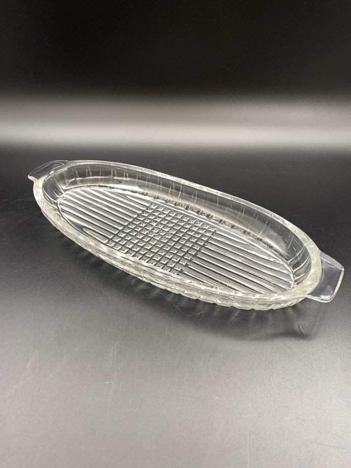 Селёдочница, хрусталь, Дятьковский хрустальный завод, СССР, 1960-1963 ...