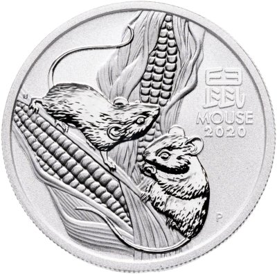 купить Австралия 50 центов 2020 "Восточный календарь - Год мыши (крысы)"