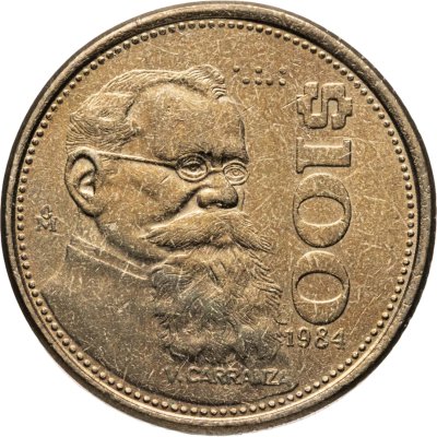 купить Мексика 100 песо (pesos) 1984