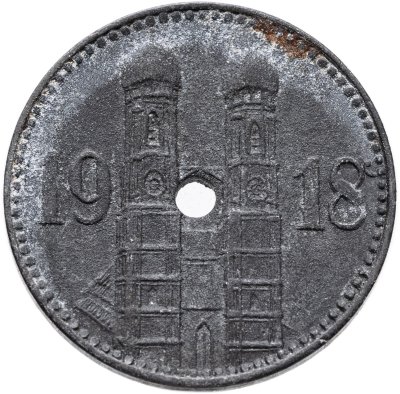 купить Германия "Мюнхен" 15 пфеннигов 1918 нотгельд