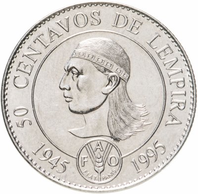 купить Гондурас 50 сентаво (centavos) 1994 50 лет ФАО
