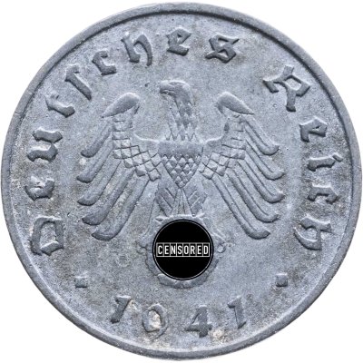 купить Германия, Третий рейх 10 рейхспфеннигов 1941 "А"