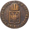 Купить Австрия 1/2 крейцера (kreuzer) 1816, Знак монетного двора "A" - Вена