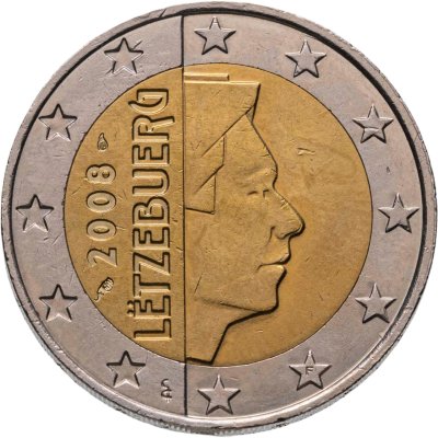 купить Люксембург 2 евро (euro) 2008