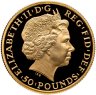 Купить Великобритания 50 фунтов 2011 Proof "Британия сидит за вуалью Uniоn Jасk"