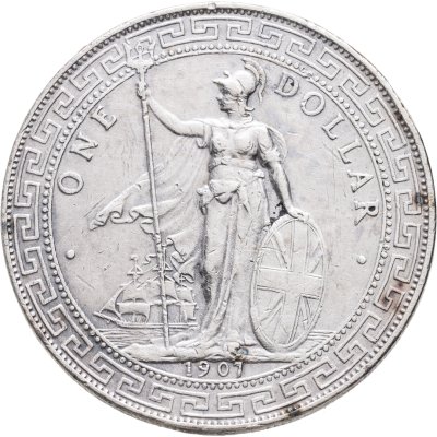 купить Великобритания 1 торговый доллар (dollar) 1907 "British Trade Dollar"