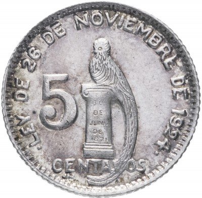 Купить Гватемала 5 сентаво 1945