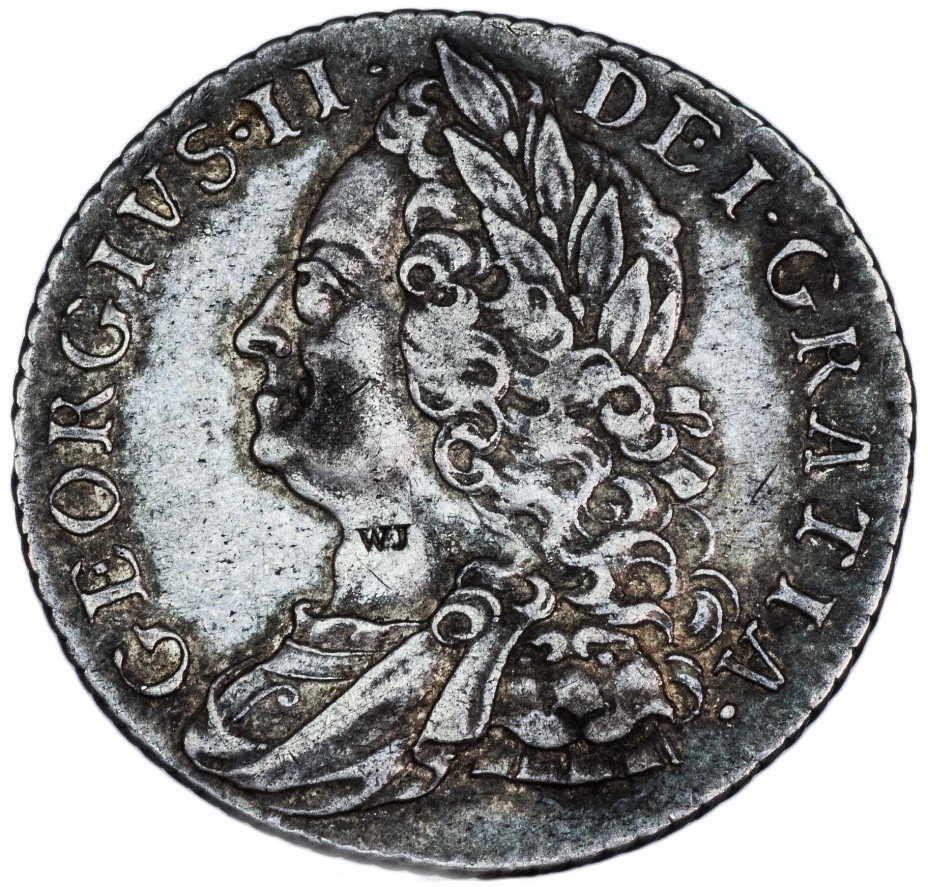 купить Великобритания Георг II, 1 шиллинг 1758