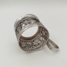 Купить Подстаканник, выполненный в технике ажурной скани, мельхиор (медь-никель), Казаковская артель «Металлист», СССР, 1970-1990 гг.