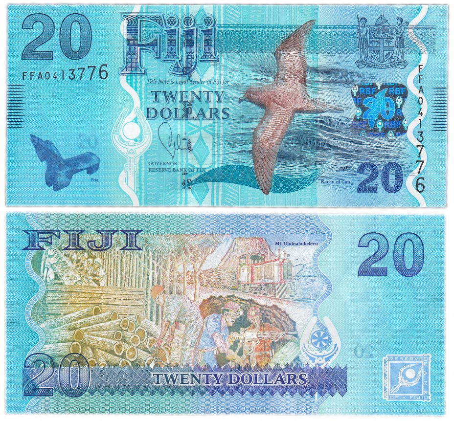 купить Фиджи 20 долларов 2012 (Pick 117)