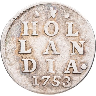 купить Нидерланды, Голландия 2 стювера 1753