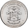 Купить США 1/2 доллара (dollars) 2013 "5-звездочные генералы армии США", знак монетного двора: "D" - Денвер