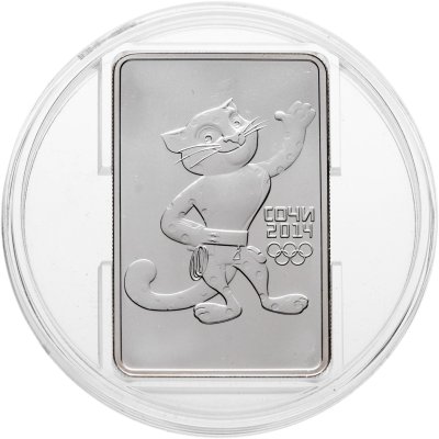 купить 3 рубля 2011 ММД Олимпиада в Сочи 2014 - Леопард