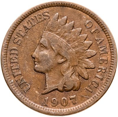 купить США 1 цент 1907 "Indian Head Cent"