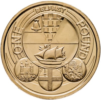 купить Великобритания 1 фунт 2010 "Столицы регионов - Белфаст"