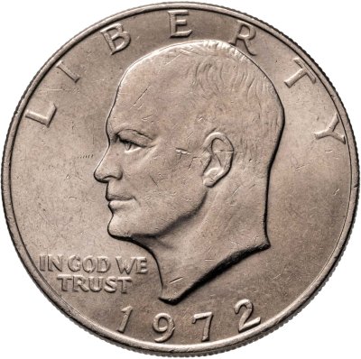 купить США 1 доллар (dollar) 1972 доллар Эйзенхауэра