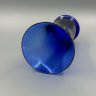 Купить Ваза с раструбом кобальтового цвета, цветное стекло, Европа, 1980-2000 гг.