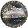 Купить США 1 доллар 1990 "100 лет со дня рождения Эйзенхауэра" в коробке с сертификатом