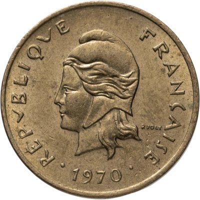 купить Новые Гебриды 1 франк (franc) 1970