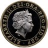 Купить Великобритания 2 фунта (pounds) 2003 50 лет открытию структуры ДНК
