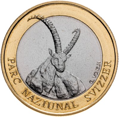 купить Швейцария 10 франков 2007 "Швейцарский национальный парк - горный козёл" в капсуле