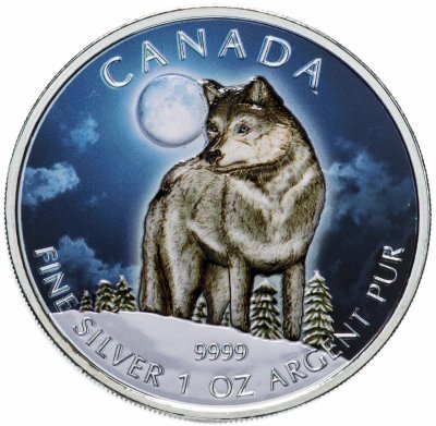 купить Канада 5 долларов 2011 "Дикая фауна Канады - Волк"