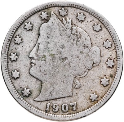 купить США 5 центов (cents) 1907 Liberty Nickel