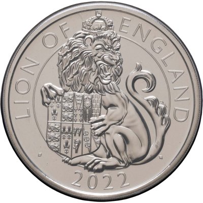 купить Великобритания 5 фунтов (pounds) 2022 Звери Тюдоров - Лев Англии в буклете