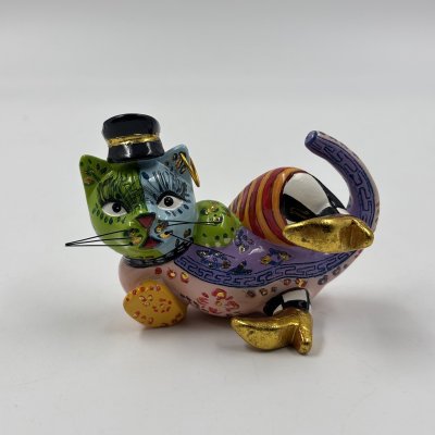 купить Статуэтка "Кошка Сисси" (Sissy cat), фирма Tom's Drag, марморин, роспись, Германия, 2015-2025 гг.