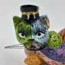 Купить Статуэтка "Кошка Сисси" (Sissy cat), фирма Tom's Drag, марморин, роспись, Германия, 2015-2025 гг.