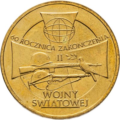 купить Польша 2 злотых 2005 "60 лет Окончание Второй Мировой войны"