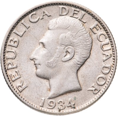 Купить Эквадор 1 сукре (sucre) 1934