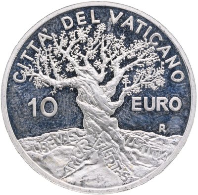 купить Ватикан 10 евро 2004 "Всемирный день мира"