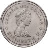 Купить Канада 1 доллар (dollar) 1984 "450 лет с момента открытия французской Америки. Жак Картье"