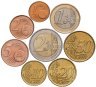 Купить Греция полный годовой набор из 8 монет евро 2003